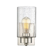 Shoppers Lighting SH90013PN Savannah One Light Wall Sconce, Polished Nickel Main Image.jpg