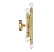 Shoppers Lighting SH90018NB Jocelyn Six Light Wall Sconce, Natural Brass Alternate Image 4.jpg