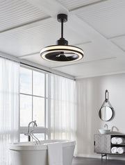 Fanimation FP8404BL Gleam 16" Ceiling Fan Black Alternate Image 2.jpg