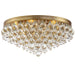 Crystorama 138-VG Calypso Six Light Flush Mount Vibrant Gold Main Image.jpg