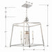 Crystorama 2245-PN_NOSHADE Sylvan Four Light Chandelier Polished Nickel Alternate Image 2.jpg