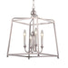 Crystorama 2245-PN_NOSHADE Sylvan Four Light Chandelier Polished Nickel Main Image.jpg