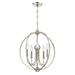 Crystorama 2247-PN_NOSHADE Sylvan Five Light Chandelier Polished Nickel Alternate Image 4.jpg