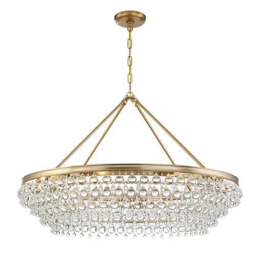 Crystorama 278-VG Calypso Eight Light Chandelier Vibrant Gold Alternate Image.jpg