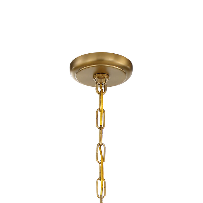 Crystorama 278-VG Calypso Eight Light Chandelier Vibrant Gold Alternate Image 2.jpg