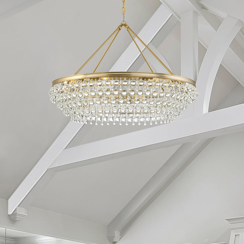 Crystorama 278-VG Calypso Eight Light Chandelier Vibrant Gold Alternate Image 4.jpg