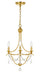 Crystorama 423-GA Metro Three Light Mini Chandelier Antique Gold Main Image.jpg