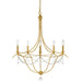 Crystorama 425-GA Metro Five Light Chandelier Antique Gold Alternate Image 2.jpg