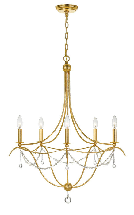 Crystorama 425-GA Metro Five Light Chandelier Antique Gold Main Image.jpg
