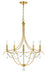 Crystorama 425-GA Metro Five Light Chandelier Antique Gold Main Image.jpg