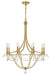 Crystorama 428-GA Metro Eight Light Chandelier Antique Gold Alternate Image 4.jpg
