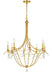 Crystorama 428-GA Metro Eight Light Chandelier Antique Gold Main Image.jpg