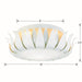 Crystorama 510-MT Broche Three Light Flush Mount Matte White Alternate Image 4.jpg