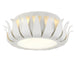 Crystorama 510-MT Broche Three Light Flush Mount Matte White Main Image.jpg