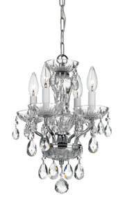 Crystorama 5534-CH-CL-S Traditional Crystal Four Light Chandelier Polished Chrome Main Image.jpg