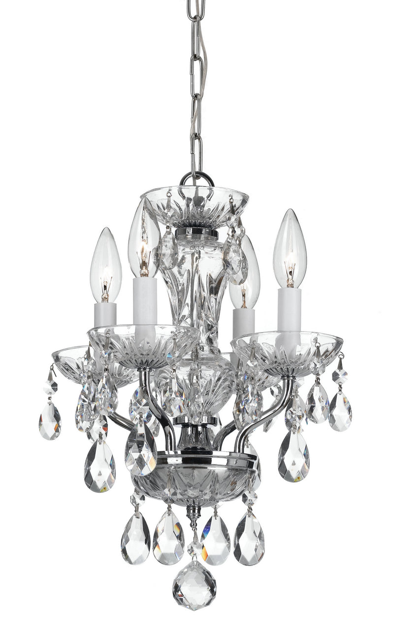 Crystorama 5534-CH-CL-S Traditional Crystal Four Light Chandelier Polished Chrome Main Image.jpg