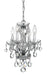 Crystorama 5534-CH-CL-SAQ Traditional Crystal Four Light Chandelier Polished Chrome Main Image.jpg