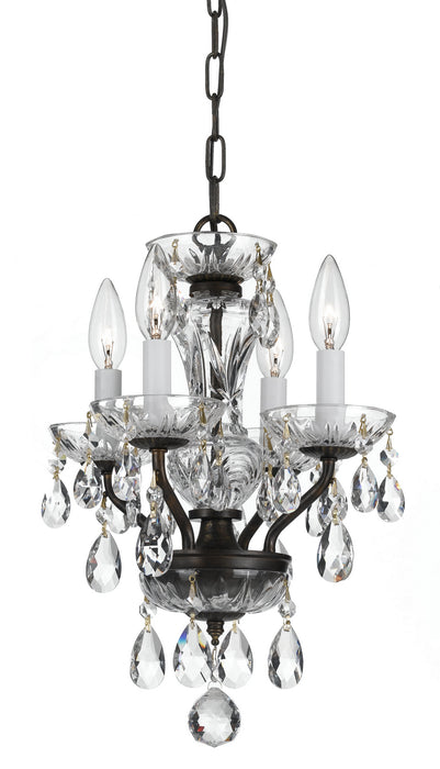 Crystorama 5534-EB-CL-SAQ Traditional Crystal Four Light Chandelier English Bronze Main Image.jpg