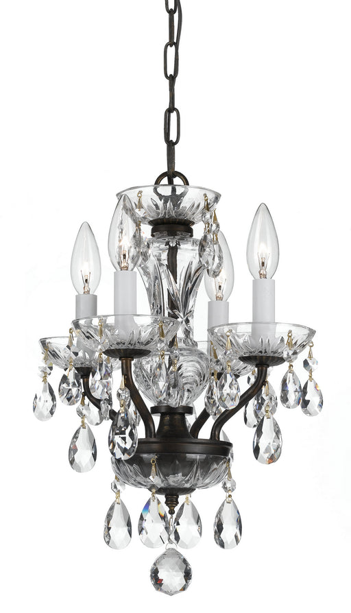 Crystorama 5534-EB-CL-SAQ Traditional Crystal Four Light Chandelier English Bronze Main Image.jpg