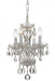 Crystorama 5534-WW-CL-SAQ Traditional Crystal Four Light Mini Chandelier Wet White Main Image.jpg
