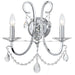 Crystorama 6822-CH-CL-SAQ Othello Two Light Wall Sconce Polished Chrome Main Image.jpg