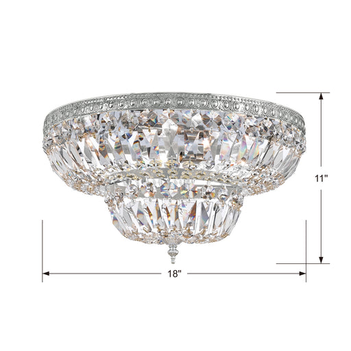Crystorama 718-CH-CL-MWP Ceiling Mount Four Light Flush Mount Polished Chrome Alternate Image.jpg