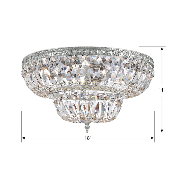Crystorama 718-CH-CL-MWP Ceiling Mount Four Light Flush Mount Polished Chrome Alternate Image.jpg
