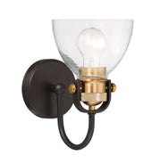 Minka-Lavery 3361-416 Monico One Light Bath, Bronze W/Natural Brushed Brass Main Image.jpg