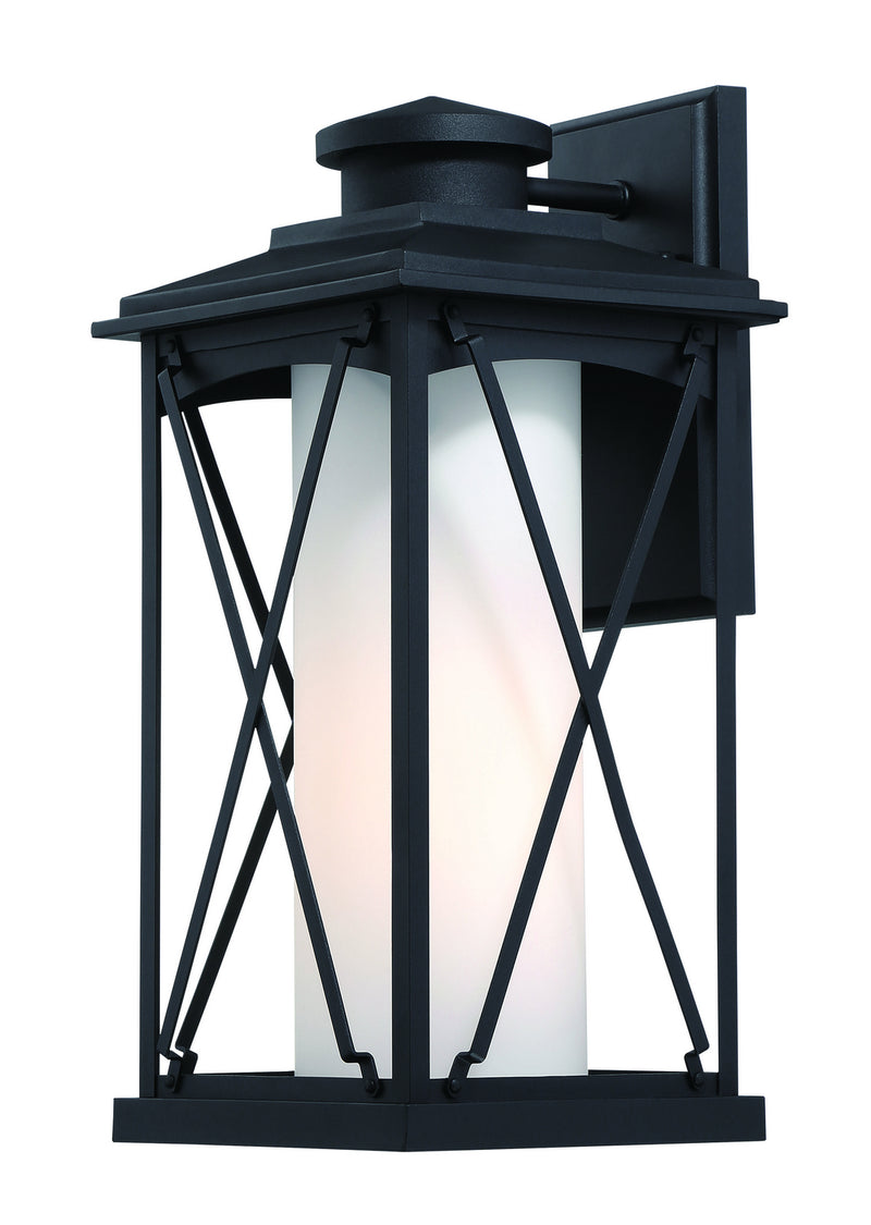 Minka-Lavery 72683-66 Lansdale One Light Outdoor Wall Mount, Coal Main Image.jpg