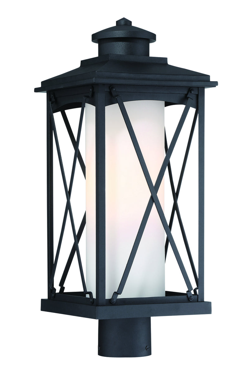 Minka-Lavery 72686-66 Lansdale One Light Outdoor Post Mount, Coal Main Image.jpg