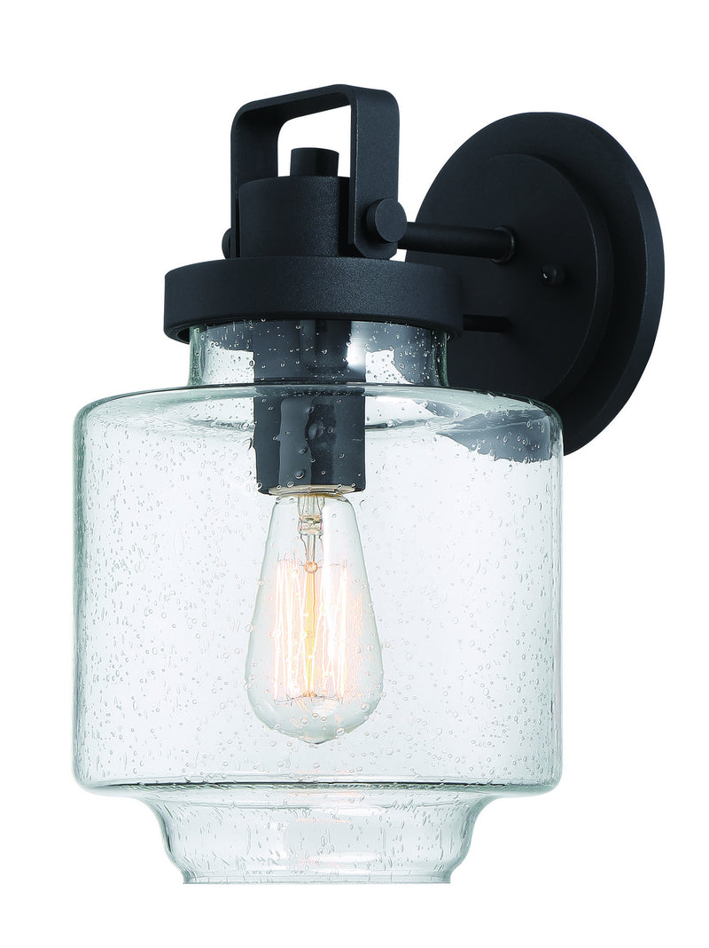 Minka-Lavery 72773-66 Rosecrans One Light Outdoor Wall Mount, Coal Main Image.jpg