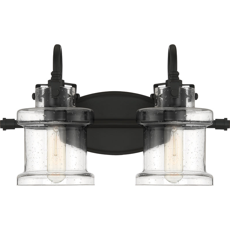 Quoizel DNY8602EK Danbury Two Light Bath Fixture, Earth Black Main Image.jpg