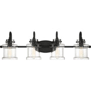 Quoizel DNY8604EK Danbury Four Light Bath Fixture, Earth Black Main Image.jpg