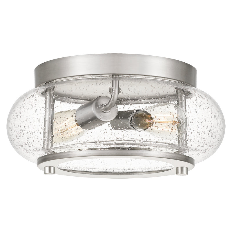 Quoizel TRG1612BN Trilogy Two Light Flush Mount, Brushed Nickel Main Image.jpg