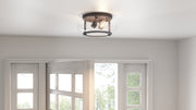 Quoizel TRG1612OZ Trilogy Two Light Flush Mount, Old Bronze Alternate Image 2.jpg