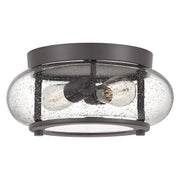 Quoizel TRG1612OZ Trilogy Two Light Flush Mount, Old Bronze Main Image.jpg