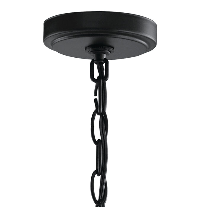 Kichler 42138BK Four Light Foyer Pendant, Black (2)