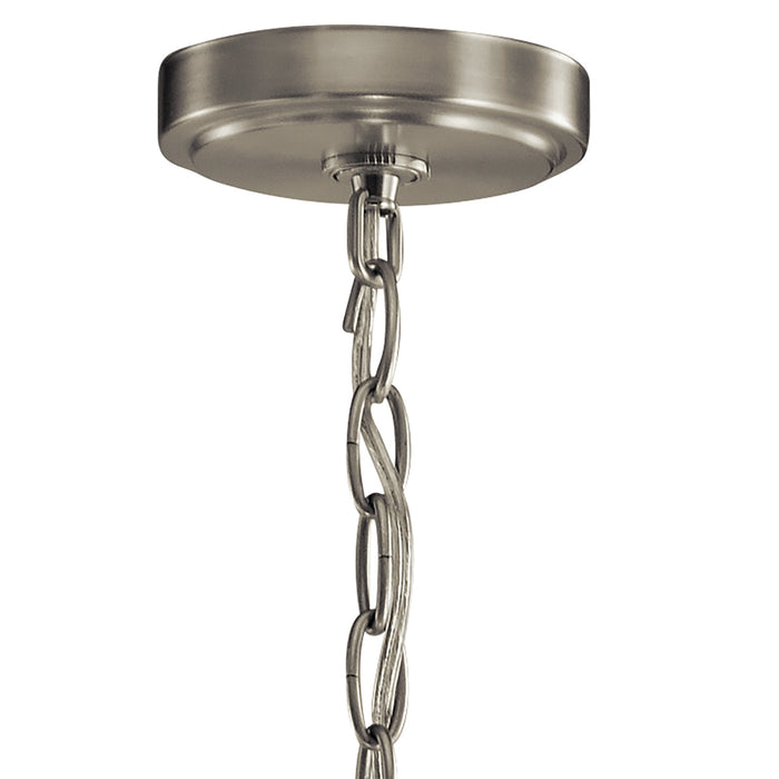 Kichler 42138NI Four Light Foyer Pendant, Brushed Nickel (2)