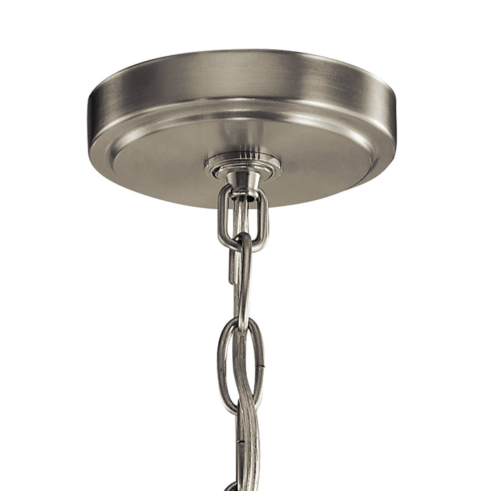 Kichler 42140NI Three Light Pendant, Brushed Nickel (2)