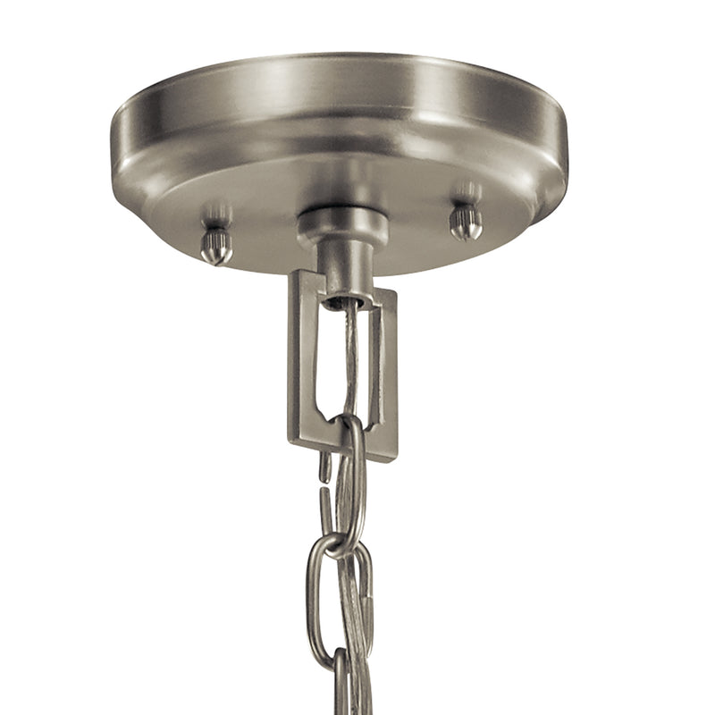 Kichler 42499NI Three Light Pendant, Brushed Nickel (2)
