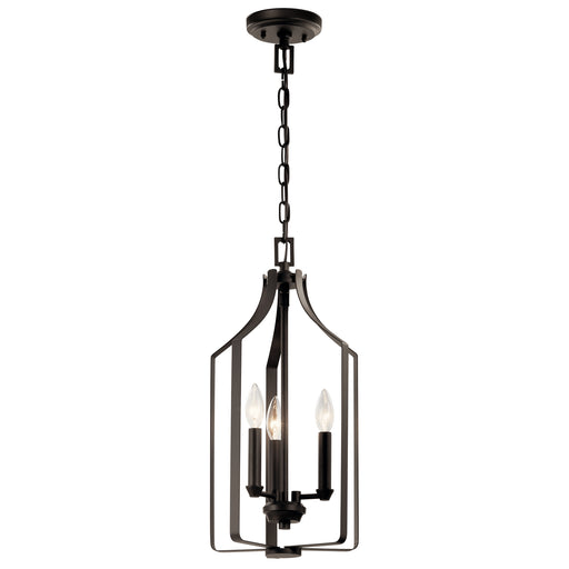 Kichler 42499OZ Three Light Pendant, Olde Bronze