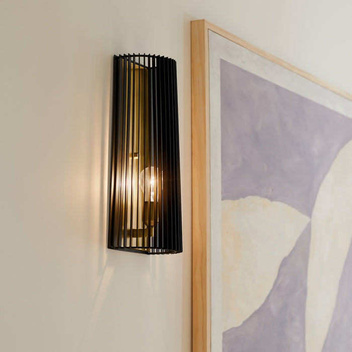 Kichler 44170BK One Light Wall Sconce, Black (3)