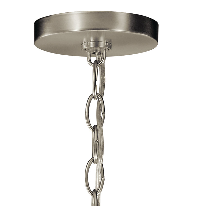 Kichler 44377NI Five Light Chandelier, Brushed Nickel (2)