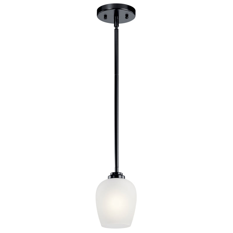 Kichler 44380BK One Light Mini Pendant, Black