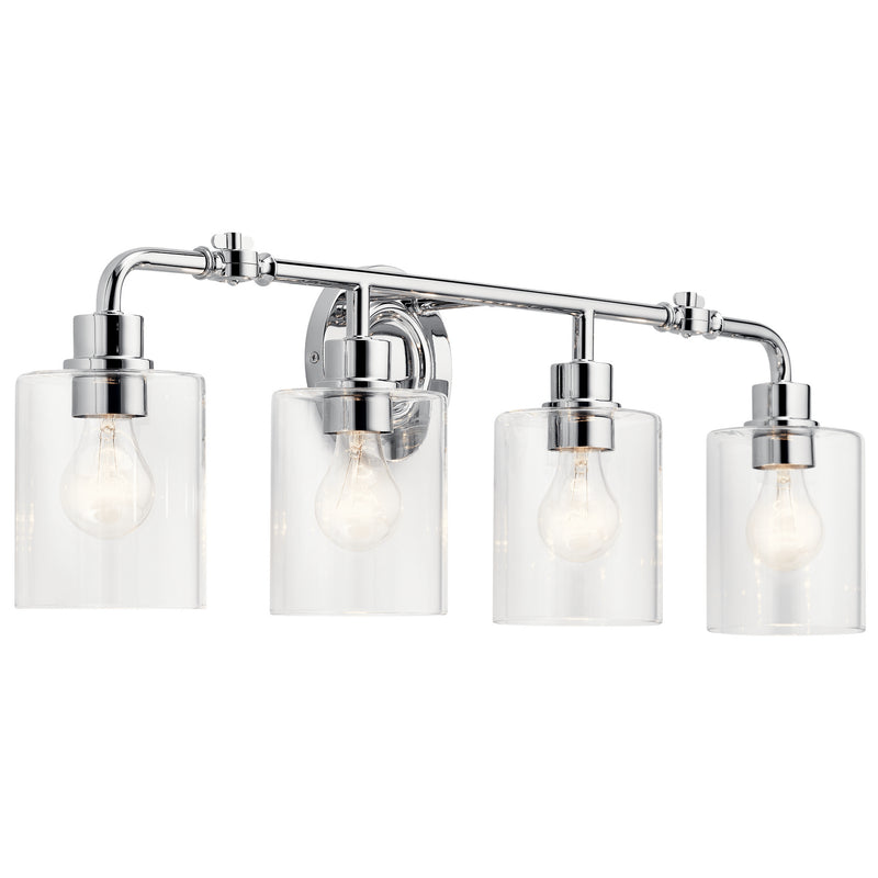 Kichler 45667CH Four Light Bath, Chrome