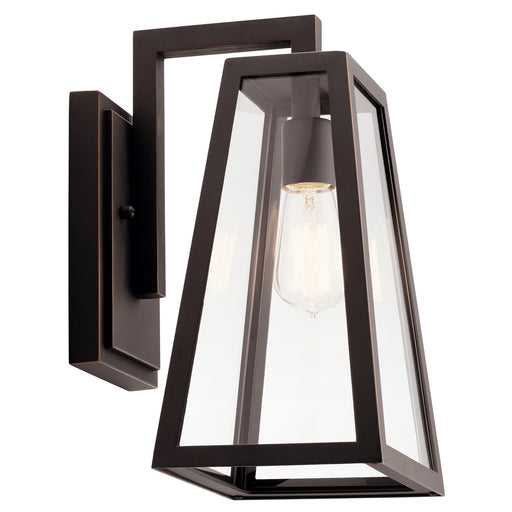 Kichler 49331RZ Delison One Light Outdoor Wall Mount, Rubbed Bronze Main Image.jpg