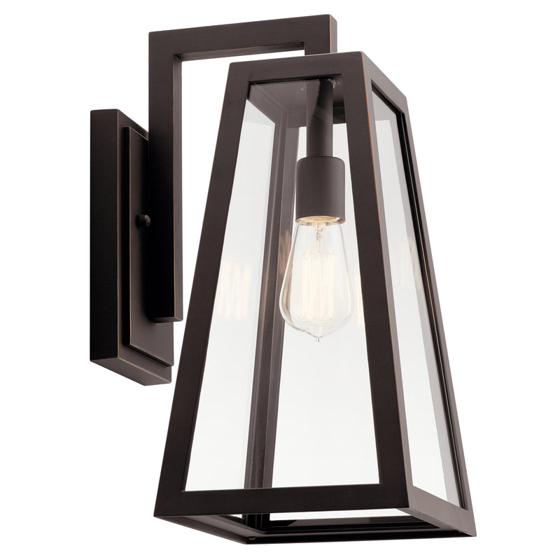 Kichler 49332RZ One Light Outdoor Wall Mount, Rubbed Bronze