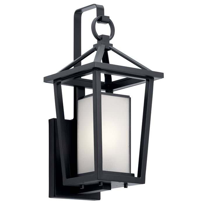 Kichler 49876BK Pai One Light Outdoor Wall Mount, Black Main Image.jpg