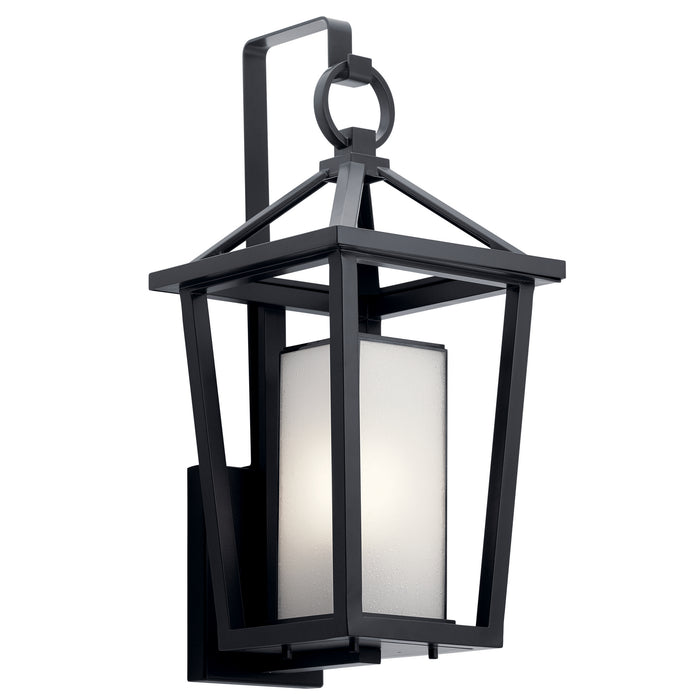 Kichler 49877BK Pai One Light Outdoor Wall Mount, Black Main Image.jpg