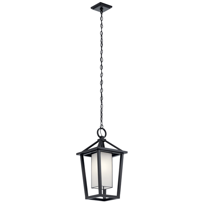 Kichler 49879BK Pai One Light Outdoor Pendant, Black Main Image.jpg